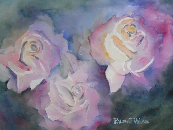 Watercolor: Misty Roses - 8